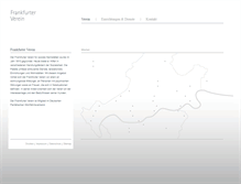 Tablet Screenshot of frankfurter-verein.de